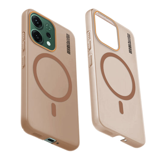 Colourful Frosted Matte With Raised Camera Protection Back Cover Case For Oppo Reno 14 5G