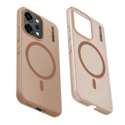 Colourful Frosted Matte Wireless Charging Support Back Cover Case for Oppo Reno 14 Pro 5G With Raised Camera Protection