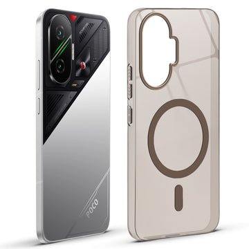 Anti-Yellow Scratch Resistant Case Support Magnetic Accessories Back Cover For Poco F7