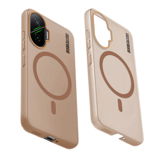Colourful Frosted Matte With Raised Camera Protection Back Cover Case For Poco F7 5G