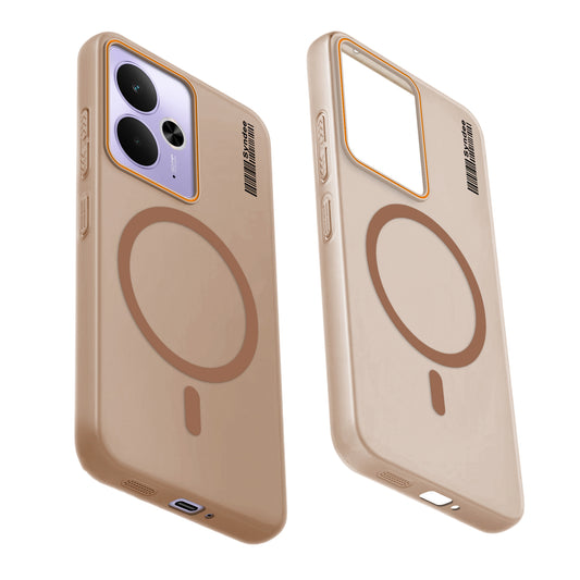 Colourful Frosted Matte With Raised Camera Protection Back Cover Case For Realme 14T 5G