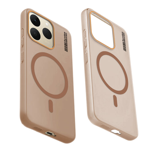 Colourful Frosted Matte With Raised Camera Protection Back Cover Case For Realme 15T 5G