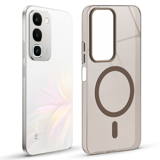 Anti-Yellow Colored Camera Line Case Support Magnetic Accessories Back Cover For Realme 16x 5G