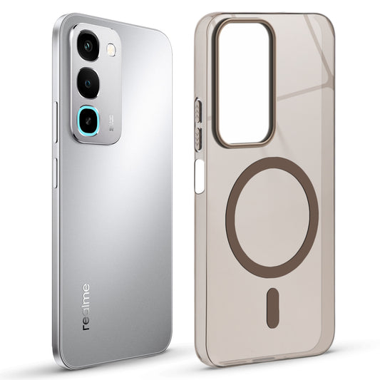 Anti-Yellow Colored Camera Line Case Support Magnetic Accessories Back Cover For Realme P4R 5G