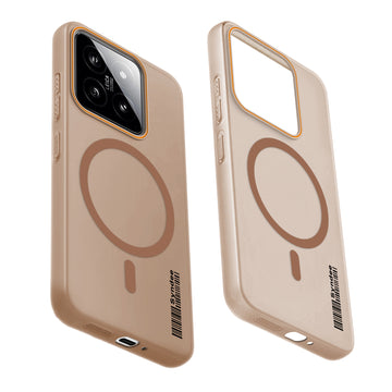 Colourful Frosted Matte Wireless Charging Support Back Cover Case for Xiaomi 14 5G With Raised Camera Protection