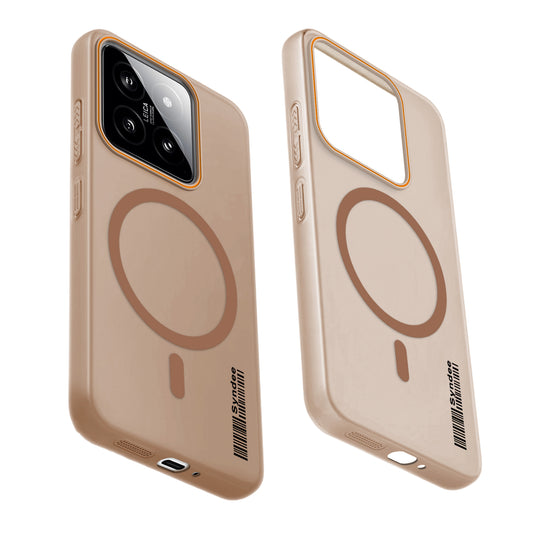 Colourful Frosted Matte Wireless Charging Support Back Cover Case for Xiaomi 14 5G With Raised Camera Protection