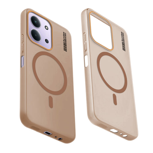 Colourful Frosted Matte With Raised Camera Protection Back Cover Case For Redmi 15C 5G