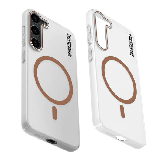 Frosted Sleek Matte Wireless Charging Support Back Cover Case For Samsung S23 5G With Raised Camera Protection