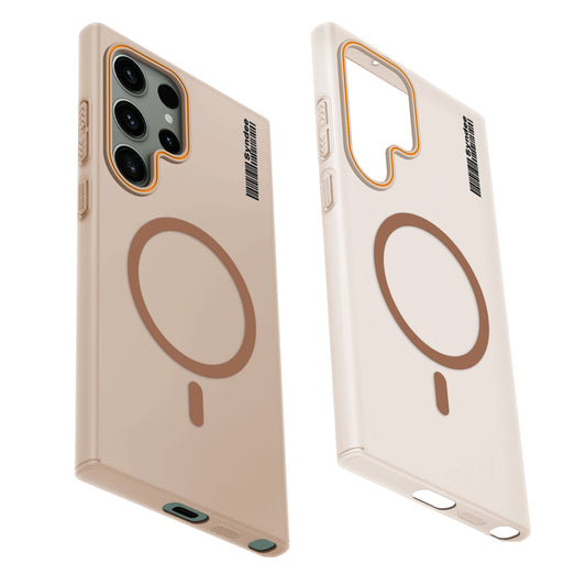 Colourful Frosted Matte Wireless Charging Support Back Cover Case for Samsung S23 Ultra 5G With Raised Camera Protection