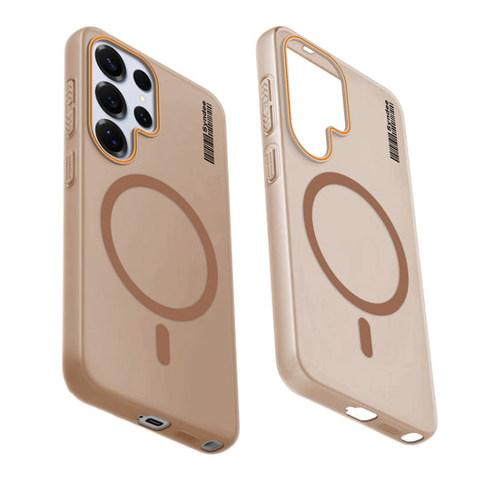 Colourful Frosted Matte Wireless Charging Support Back Cover Case for Samsung S25 Ultra 5G With Raised Camera Protection