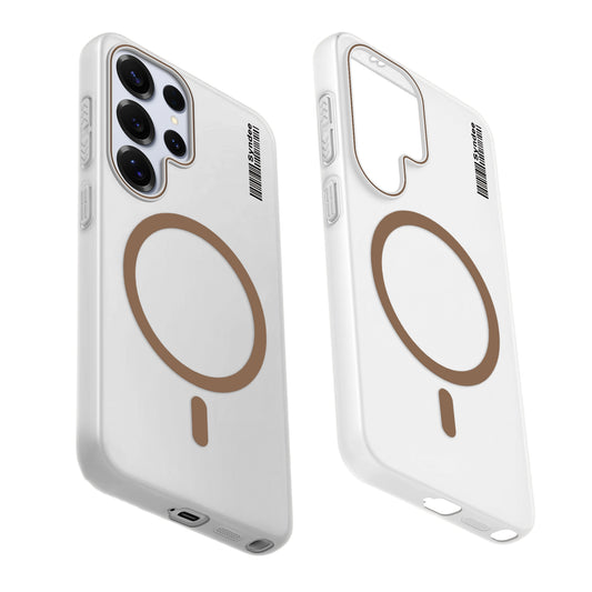 Frosted Sleek Matte Wireless Charging Support Back Cover Case For Samsung S25 Ultra 5G With Raised Camera Protection