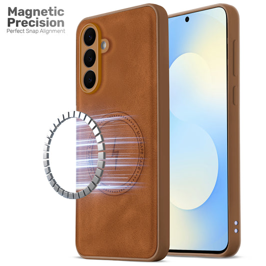 Refined PU Leather Case for Samsung S25 5G