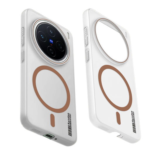 Frosted Sleek Matte Wireless Charging Support Back Cover Case for Vivo X200 5G With Raised Camera Protection
