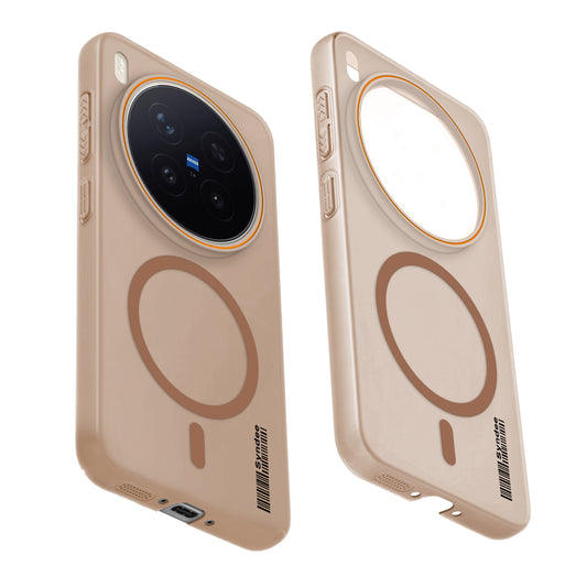 Colourful Frosted Matte Wireless Charging Support Back Cover Case for Vivo X300 Pro 5G With Raised Camera Protection