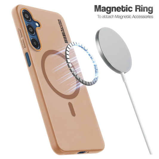 Colourful Frosted Matte With Raised Camera Protection Back Cover Case For Samsung M35 5G