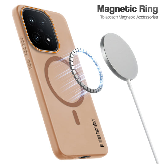 Colourful Frosted Matte Wireless Charging Support Back Cover Case for iQOO 15 5G With Raised Camera Protection