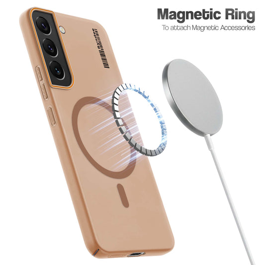 Colourful Frosted Matte Wireless Charging Support Back Cover Case for Samsung S22 5G With Raised Camera Protection