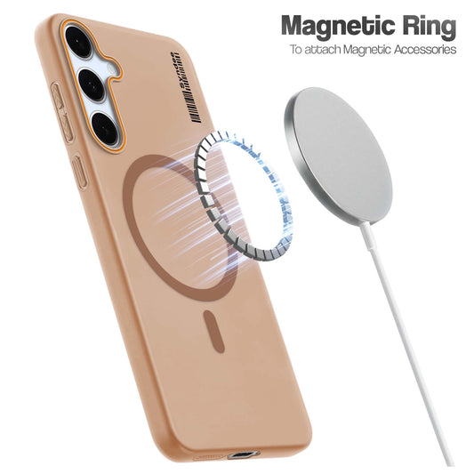 Colourful Frosted Matte Wireless Charging Support Back Cover Case for Samsung S24 FE 5G With Raised Camera Protection