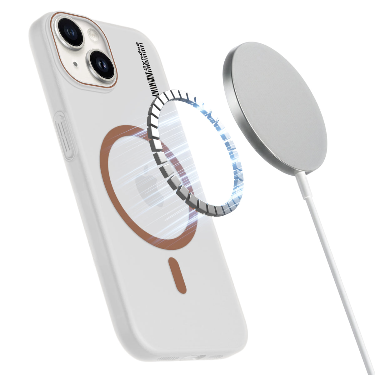 Frosted Sleek Matte Wireless Charging Support Back Cover Case For Apple iPhone 14 Plus With Raised Camera Protection
