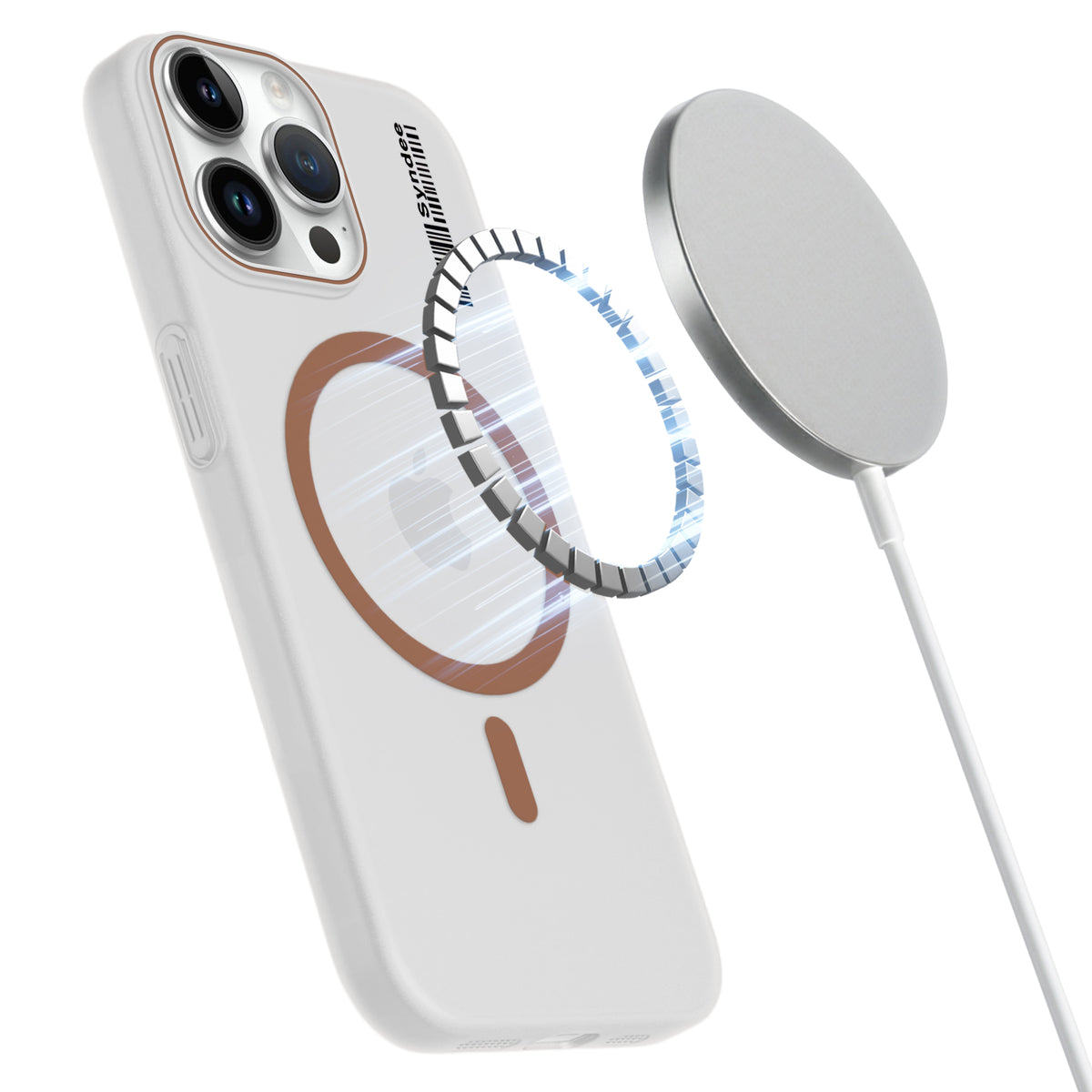 Frosted Sleek Matte Wireless Charging Support Back Cover Case For Apple iPhone 14 Pro Max With Raised Camera Protection