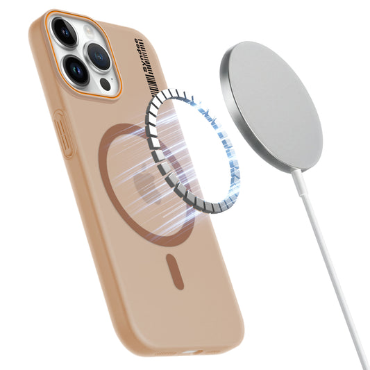 Colourful Frosted Matte Wireless Charging Support Back Cover Case for Apple iPhone 15 Pro With Raised Camera Protection