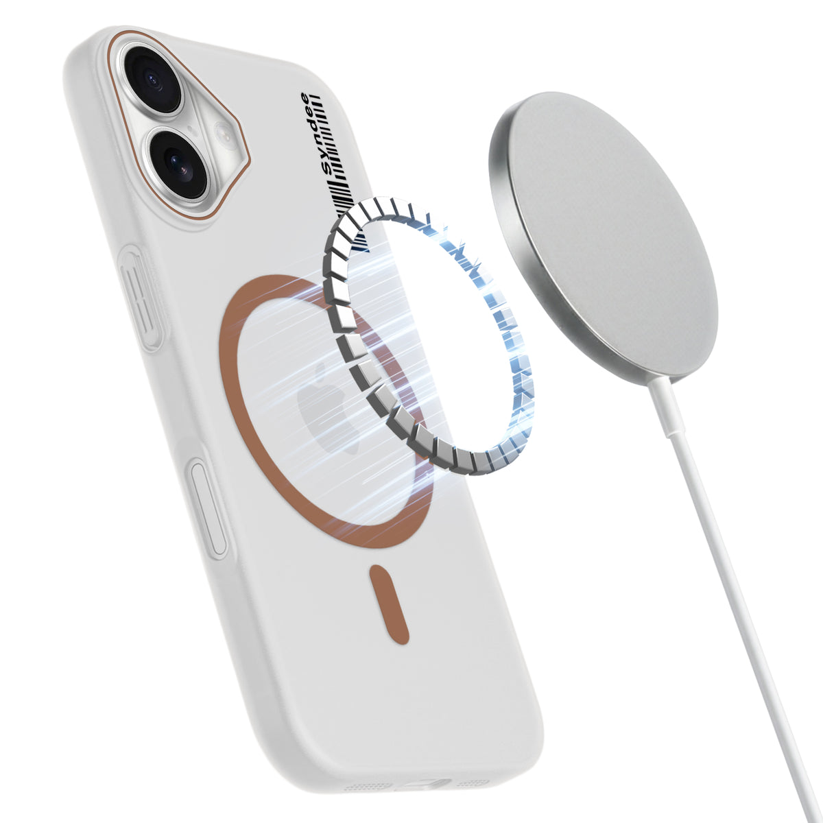 Frosted Sleek Matte Wireless Charging Support Back Cover Case For Apple iPhone 16 Plus With Raised Camera Protection
