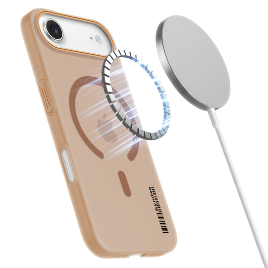 Colourful Frosted Matte Wireless Charging Support Back Cover Case for Apple iPhone 17 Air With Raised Camera Protection