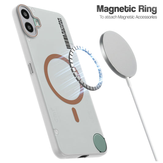 Frosted Sleek Matte With Raised Camera Protection Back Cover Case For CMF By Nothing Phone 1