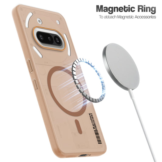 Colourful Frosted Matte With Raised Camera Protection Back Cover Case For Nothing Phone 3A 5G