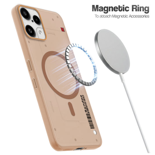 Colourful Frosted Matte With Raised Camera Protection Back Cover Case For Nothing Phone 3A Lite 5G