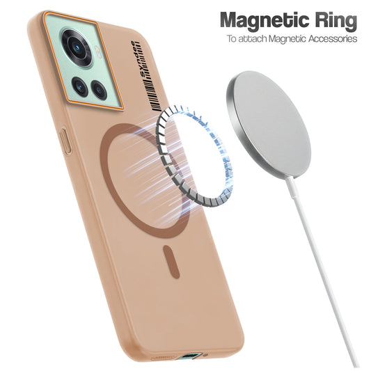 Colourful Frosted Matte With Raised Camera Protection Back Cover Case For OnePlus 10R 5G