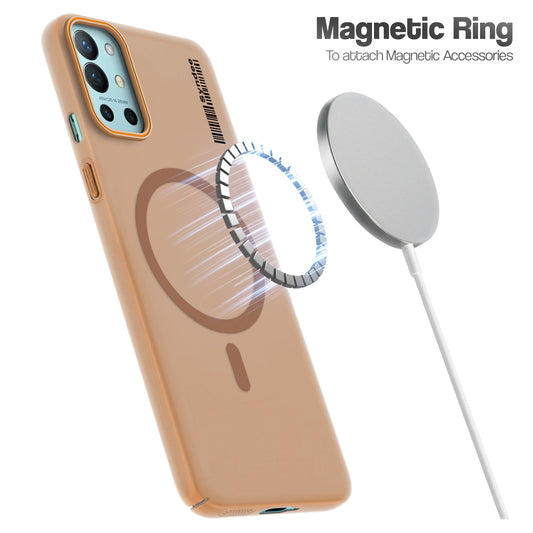 Colourful Frosted Matte With Raised Camera Protection Back Cover Case For OnePlus 9R