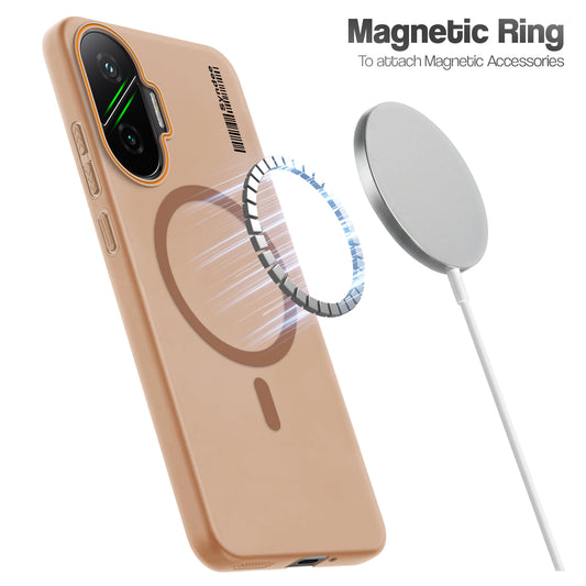 Colourful Frosted Matte With Raised Camera Protection Back Cover Case For Poco F7 5G