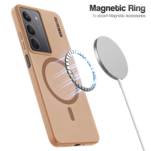 Colourful Frosted Matte With Raised Camera Protection Back Cover Case For Realme 14x 5G