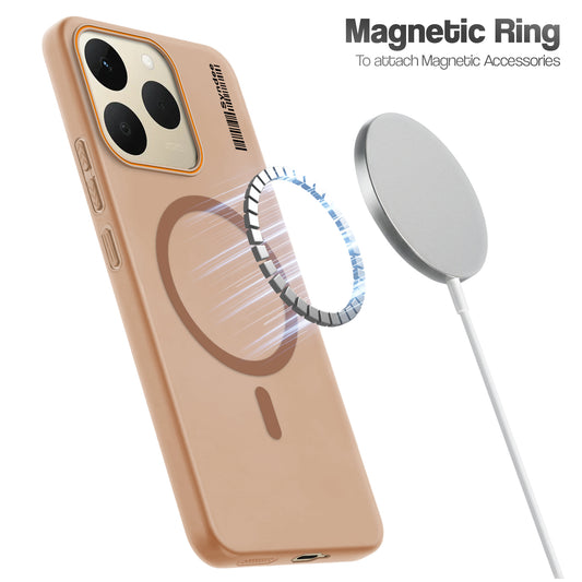 Colourful Frosted Matte With Raised Camera Protection Back Cover Case For Realme 15T 5G