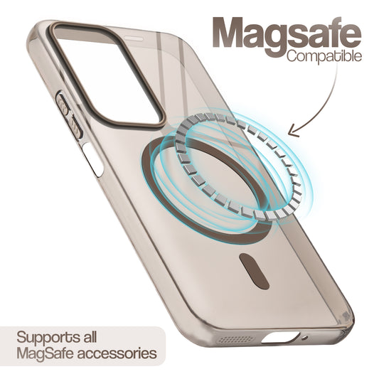 Anti-Yellow Colored Camera Line Case Support Magnetic Accessories Back Cover For Realme 16x 5G
