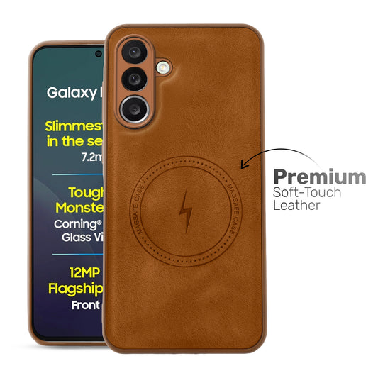 Refined PU Leather Case for Samsung M56 5G