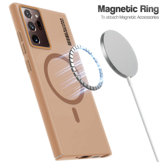 Colourful Frosted Matte Wireless Charging Support Back Cover Case for Samsung Note 20 Ultra 5G With Raised Camera Protection