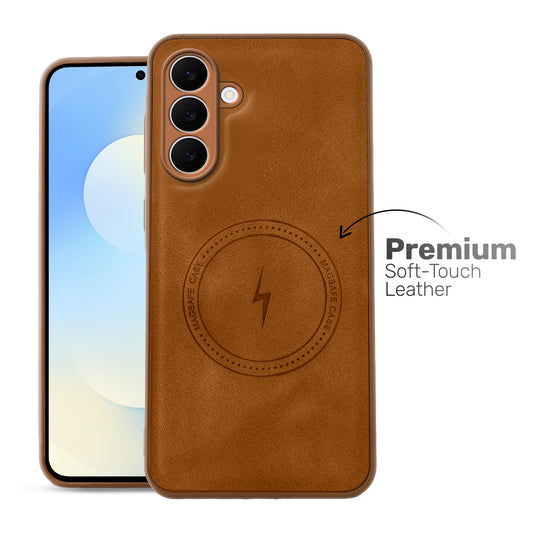 Refined PU Leather Case for Samsung S25 5G