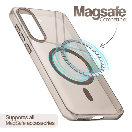 Anti-Yellow Scratch Resistant Case Support Wireless Charging Back Cover For Samsung S25 FE 5G