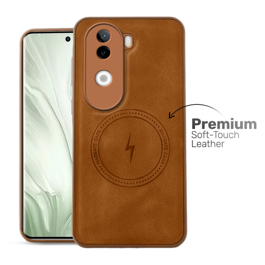 Refined PU Leather Case for Vivo V40e 5G