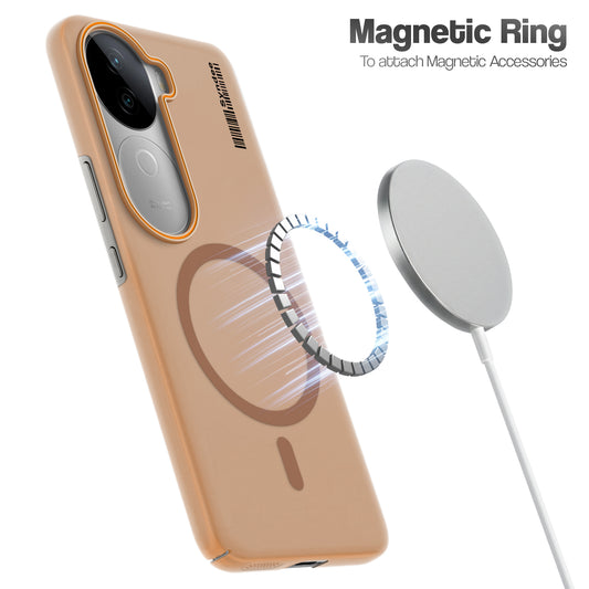 Colourful Frosted Matte With Raised Camera Protection Back Cover Case For iQOO Z9s 5G