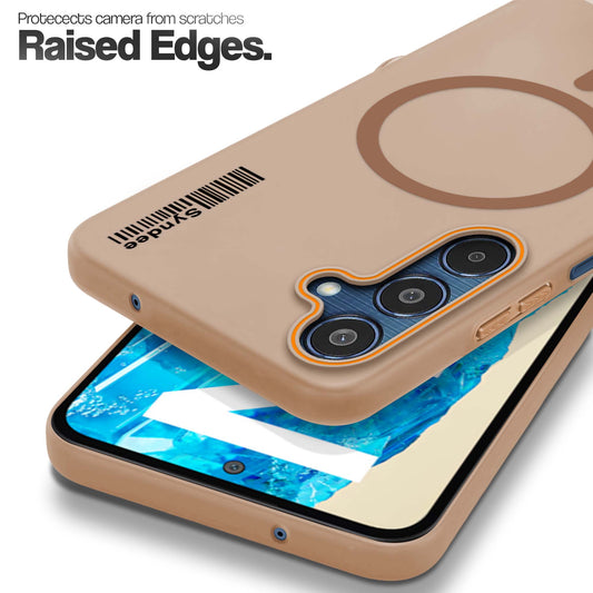 Colourful Frosted Matte With Raised Camera Protection Back Cover Case For Samsung M35 5G