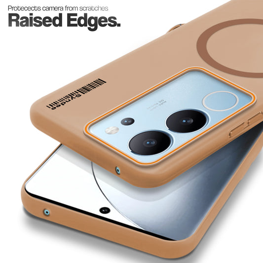 Colourful Frosted Matte With Raised Camera Protection Back Cover Case For Vivo V29 Pro 5G