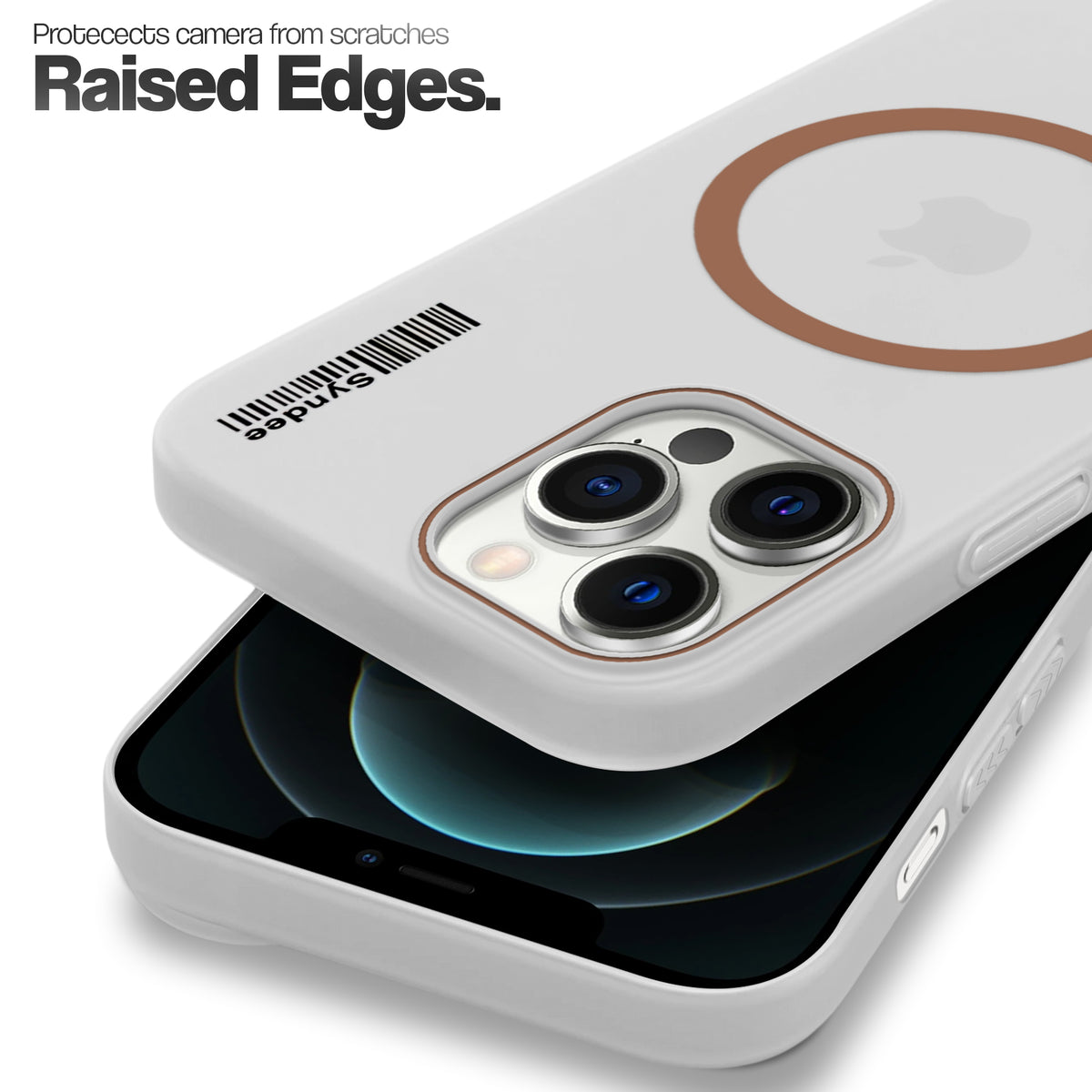 Frosted Sleek Matte Wireless Charging Support Back Cover Case For Apple iPhone 12 Pro Max With Raised Camera Protection
