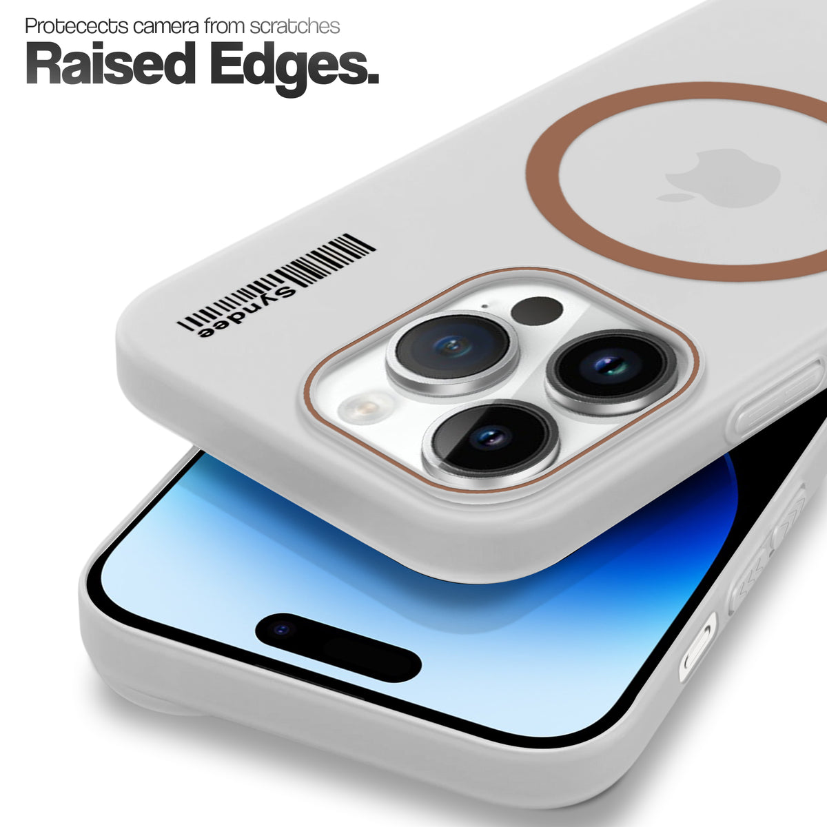 Frosted Sleek Matte Wireless Charging Support Back Cover Case For Apple iPhone 14 Pro With Raised Camera Protection
