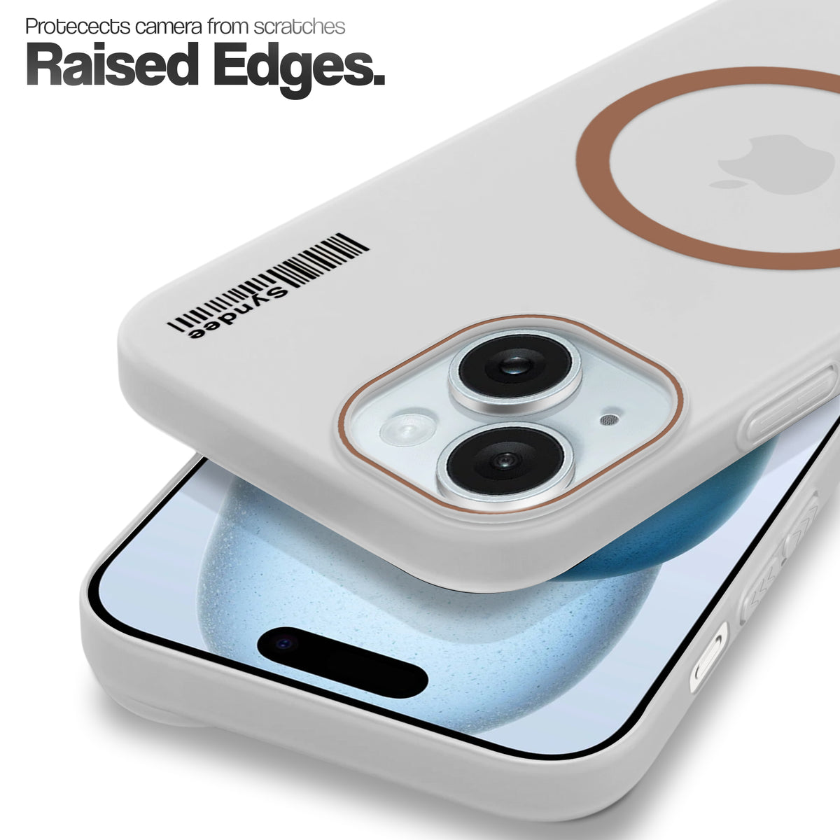 Frosted Sleek Matte Wireless Charging Support Back Cover Case For Apple iPhone 15 Plus With Raised Camera Protection