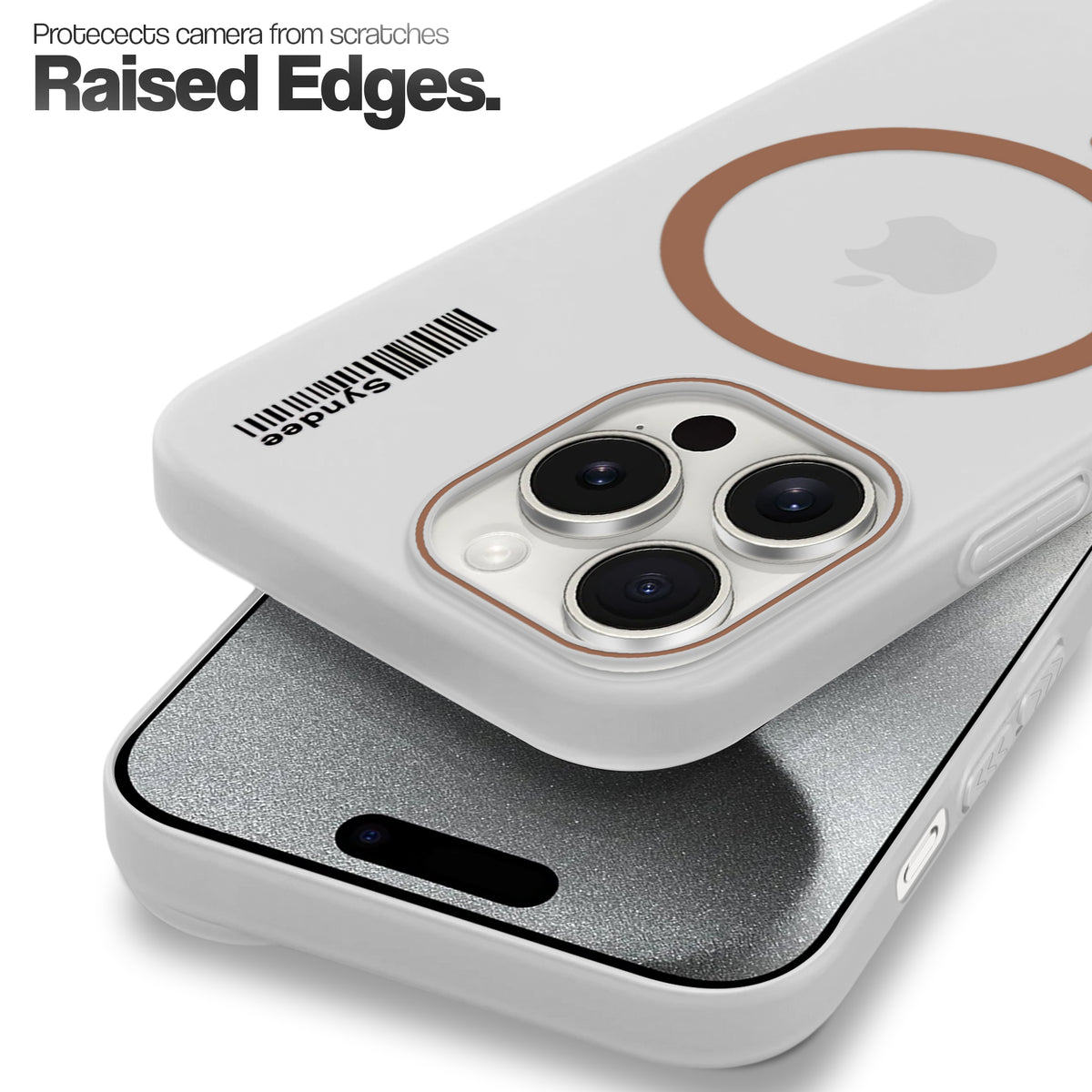 Frosted Sleek Matte Wireless Charging Support Back Cover Case For Apple iPhone 15 Pro Max With Raised Camera Protection