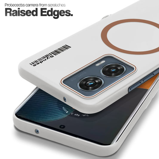 Frosted Sleek Matte With Raised Camera Protection Back Cover Case For Motorola Edge 50 Fusion 5G