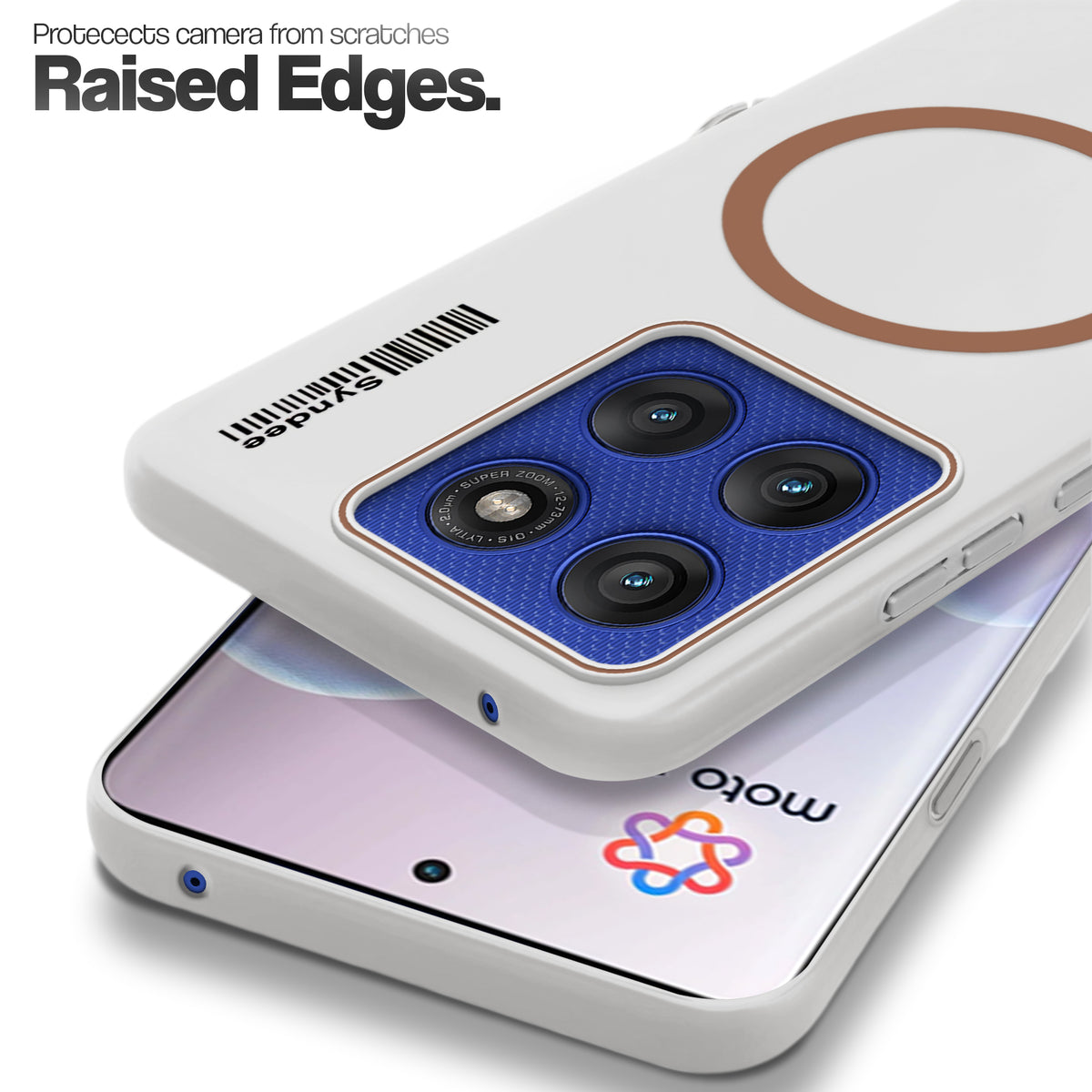 Frosted Sleek Matte Wireless Charging Support Back Cover Case for Motorola Moto Edge 60 Pro 5G With Raised Camera Protection